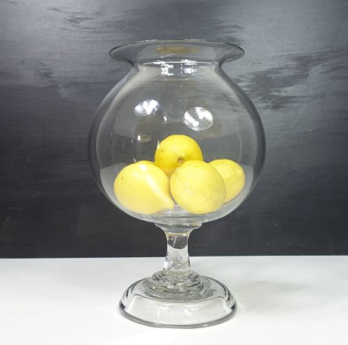 Early 19th C Glass Leech Jar
