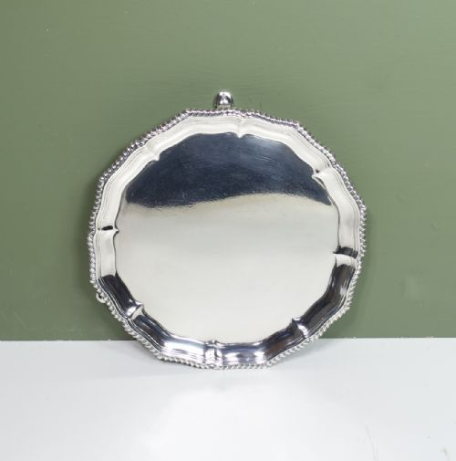 Solid Silver Salver, London 1908