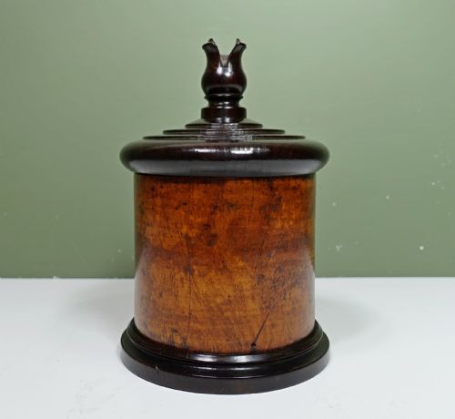19th C Lignum Vitae String Barrel