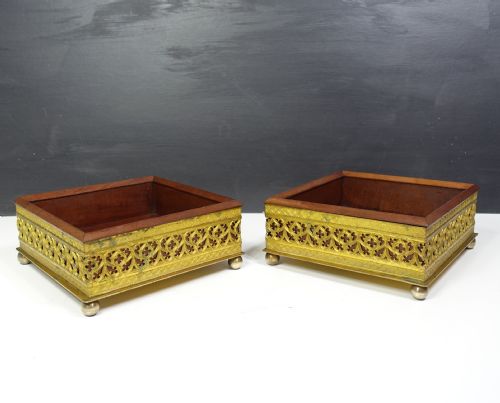 Pair of 19th C Decanter or Bottle Coasters