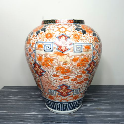 Large 19th C Imari Vase