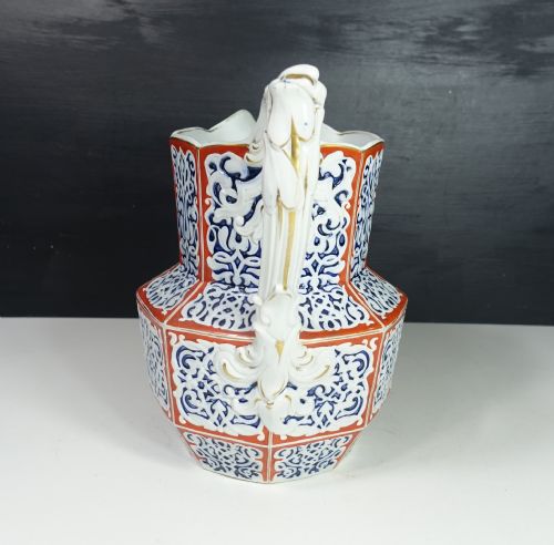 fig 1. BOLDLY DECORATED 19TH C JUG