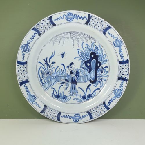 18th C Delft Charger
