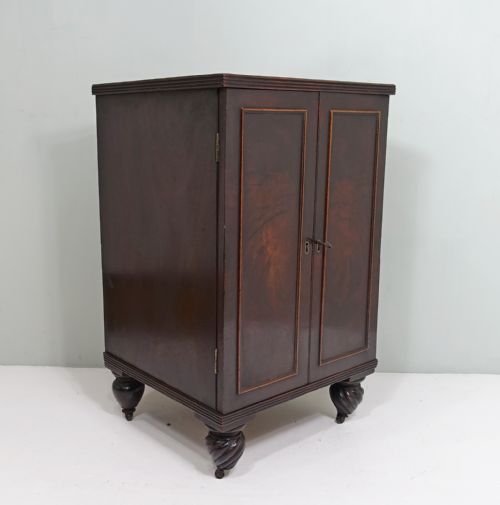Early 19th C Mahogany Wine Cabinet