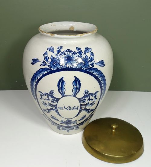 18TH C DELFT JAR - ADDITIONAL PHOTO 5