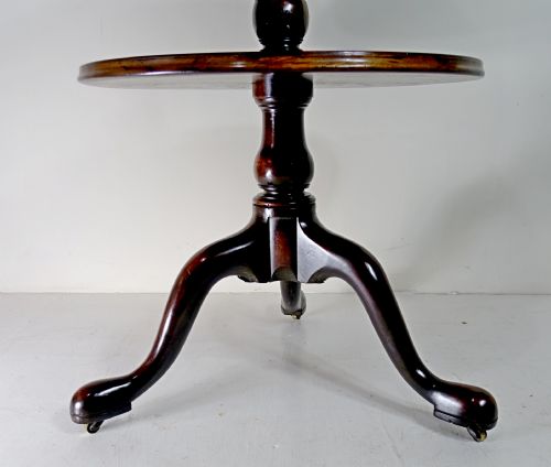 18TH C MAHOGANY DUMB WAITER TABLE - ADDITIONAL PHOTO 5