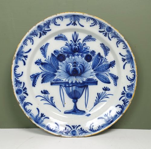 18th C Delft Charger
