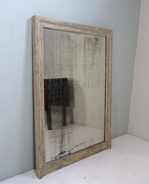 Large Early 19th Painted Mirror