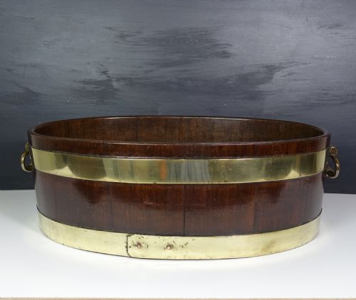 18TH C MAHOGANY WINE COOLER - ADDITIONAL PHOTO 1