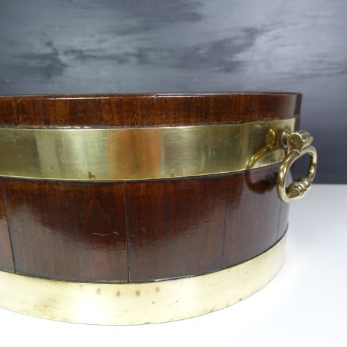 18TH C MAHOGANY WINE COOLER - ADDITIONAL PHOTO 2
