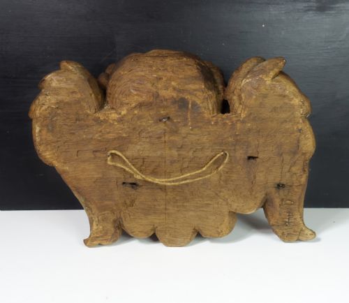 18TH C CARVED OAK CHERUB - ADDITIONAL PHOTO 3