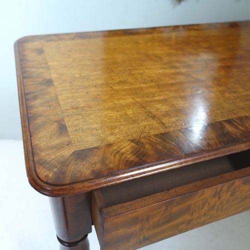 fig 1. 19TH C MAHOGANY WRITING TABLE