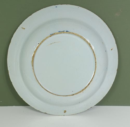 18TH C DELFT CHARGER - ADDITIONAL PHOTO 4