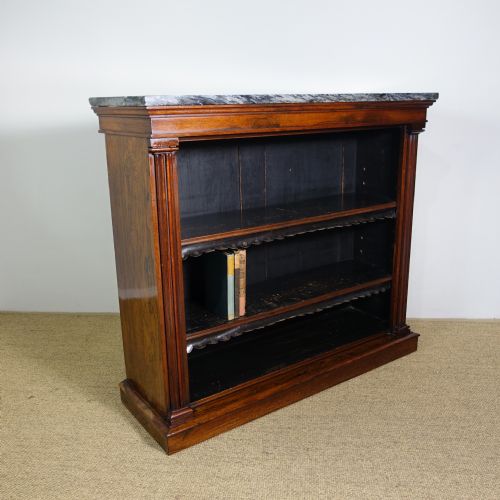 fig 1. EARLY 19TH C ROSEWOOD BOOKCASE