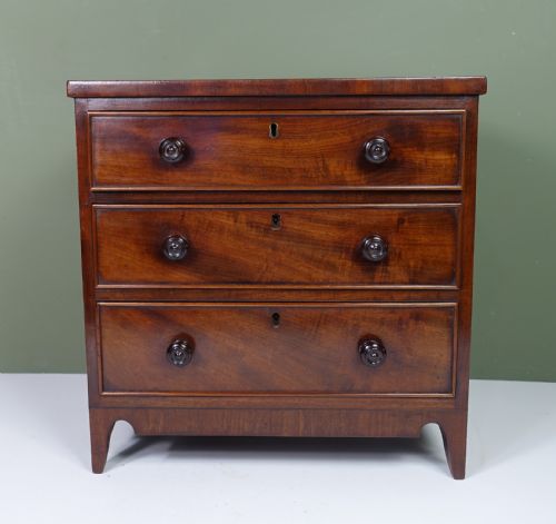 Regency Mahogany Mminiature Chest