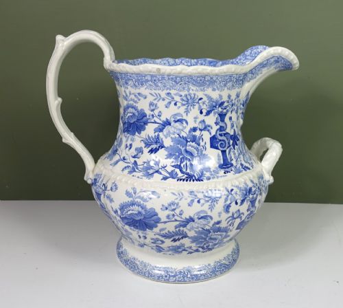 Large 19th C Masons 'Florentine'  Jug