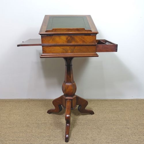 fig 1. UNUSUAL EARLY 19TH C MAHOGANY READING TABLE