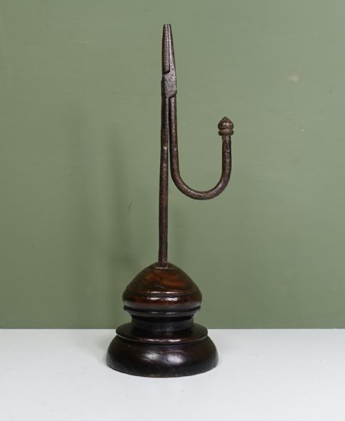 18th C Rush Light Holder