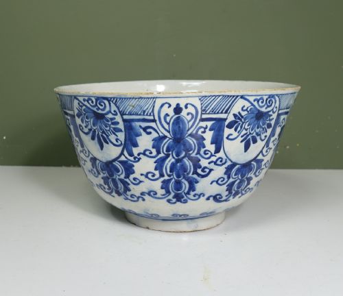 Tall 18th Century Delft Bowl