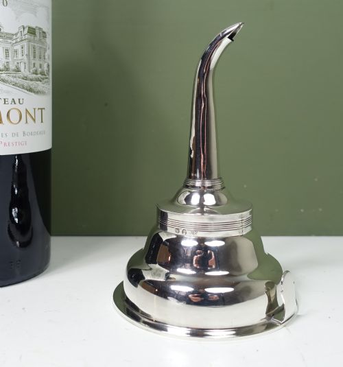 REGENCY SILVER WINE FUNNEL