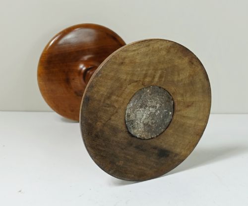 GEORGE III WALNUT CANDLE STAND - ADDITIONAL PHOTO 4