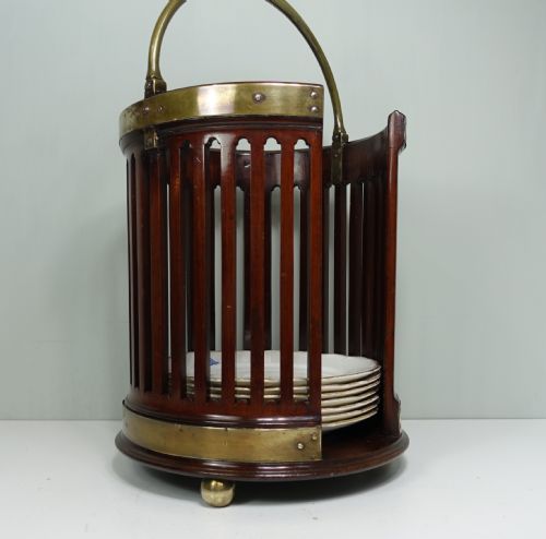 GEORGE III MAHOGANY PLATE BUCKET - ADDITIONAL PHOTO 5
