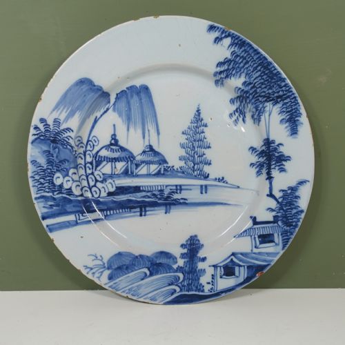 18th C Delft Charger
