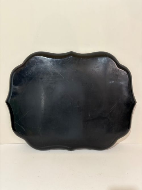 fig 1. LARGE 19TH C PAPIER MACHE TRAY