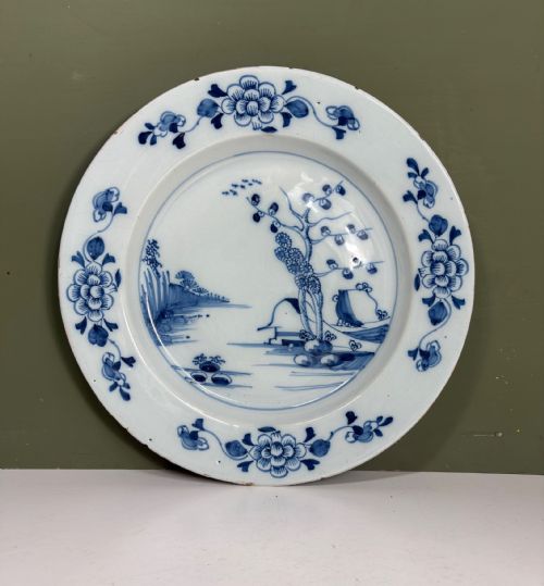 18th C Delft Charger