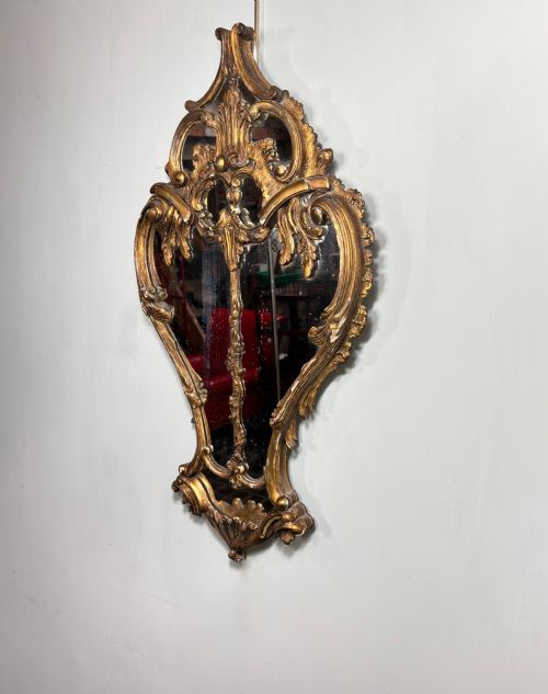 19TH C GILT WOOD MIRROR - ADDITIONAL PHOTO 6