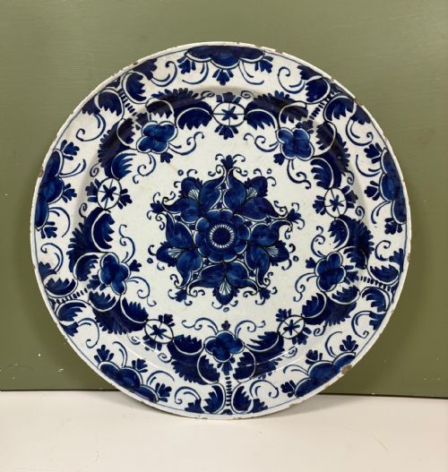 18th C Delft Charger