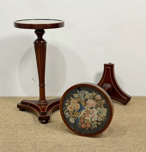Pair of 19th C Decorative Side Tables