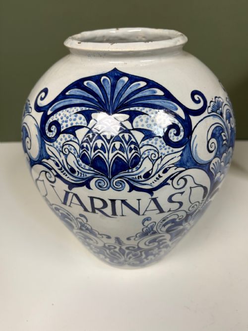 PAIR OF 18TH C DELFT JARS - ADDITIONAL PHOTO 5