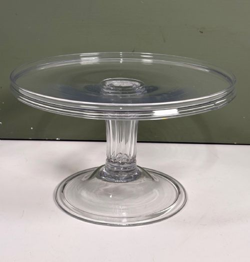 GEORGE III GLASS TAZZA
