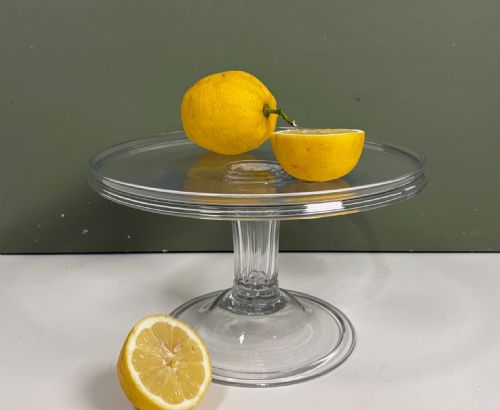 GEORGE III GLASS TAZZA - ADDITIONAL PHOTO 1