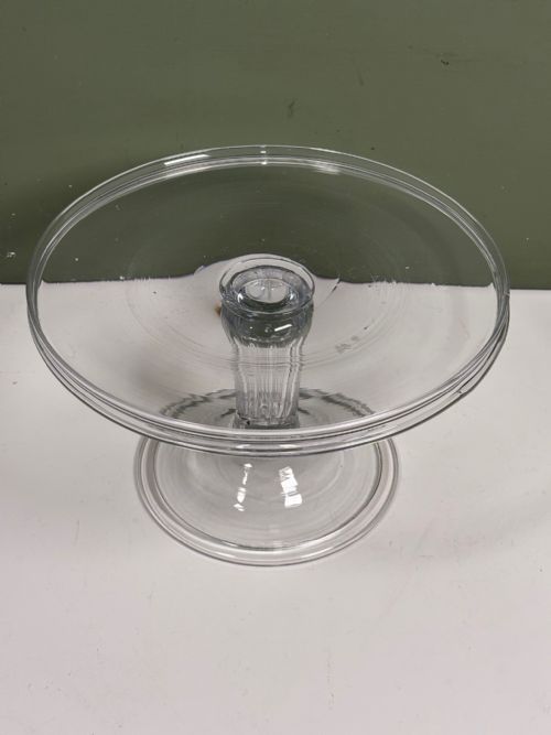 GEORGE III GLASS TAZZA - ADDITIONAL PHOTO 2