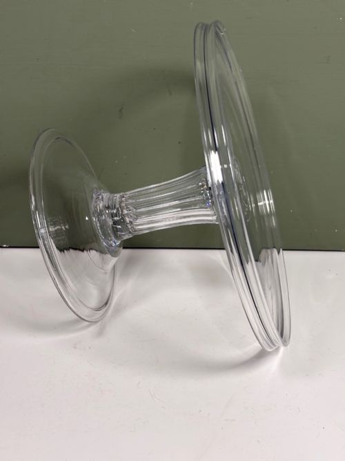 GEORGE III GLASS TAZZA - ADDITIONAL PHOTO 4