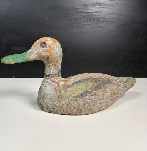 19th C Carved Decoy Duck