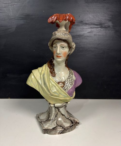 19th C Bust of the Goddess of Minerva
