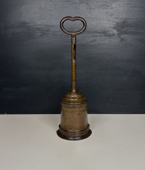 19th C Cast Iron Door Porter, Door Stop