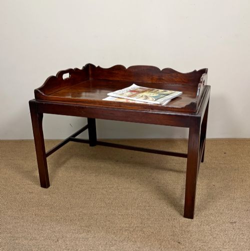 GEORGE III MAHOGANY BUTLERS TRAY - ADDITIONAL PHOTO 2
