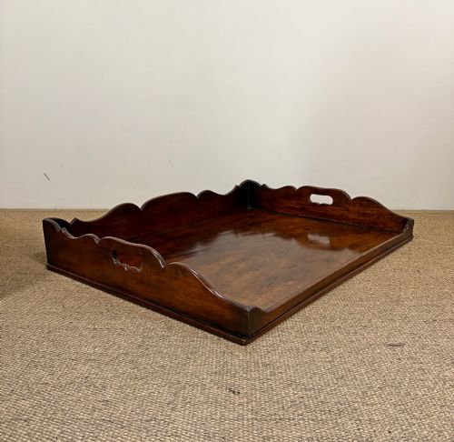 GEORGE III MAHOGANY BUTLERS TRAY - ADDITIONAL PHOTO 5