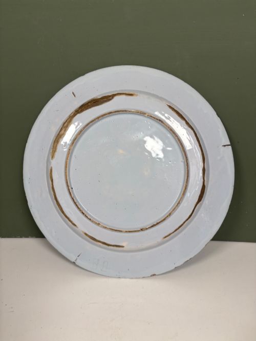 18TH C DELFT CHARGER - ADDITIONAL PHOTO 2