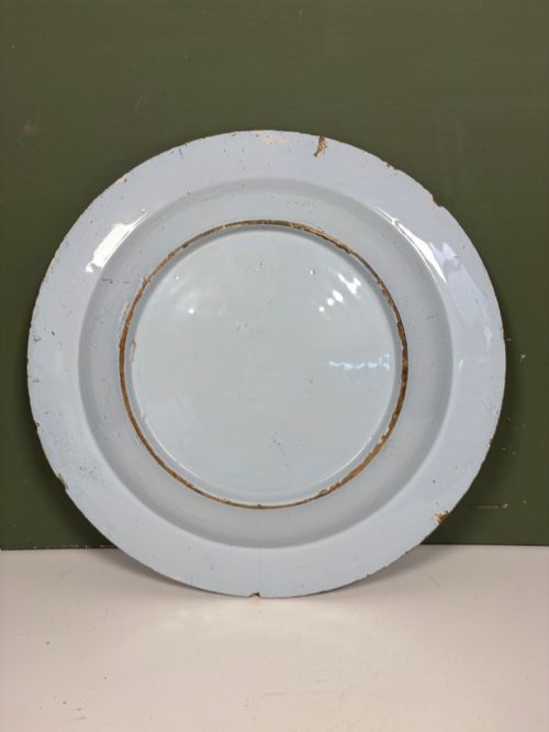 18TH C DELFT CHARGER - ADDITIONAL PHOTO 4