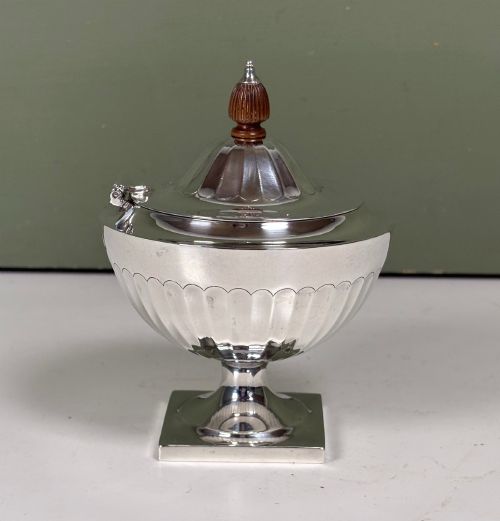 SILVER MAPPIN WEBB CADDY 1919 - ADDITIONAL PHOTO 1