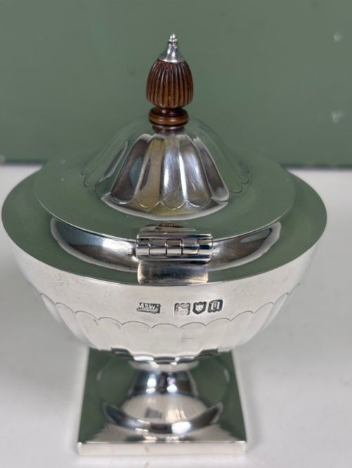 SILVER MAPPIN WEBB CADDY 1919 - ADDITIONAL PHOTO 2