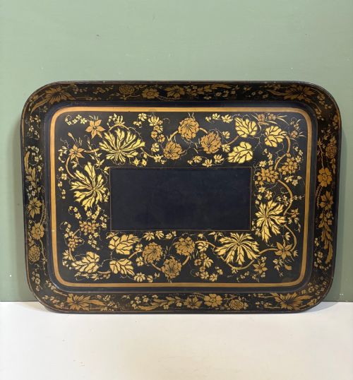 Early 19th C Papier Mache Tray