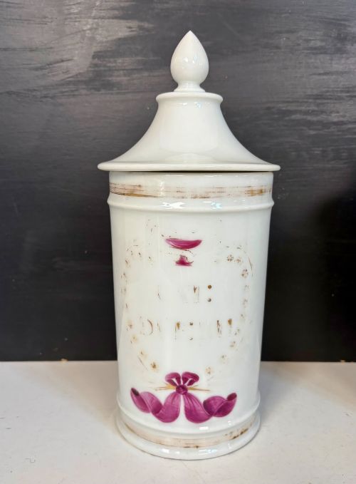 SET OF FIVE 19TH C APOTHECARY JARS - ADDITIONAL PHOTO 4