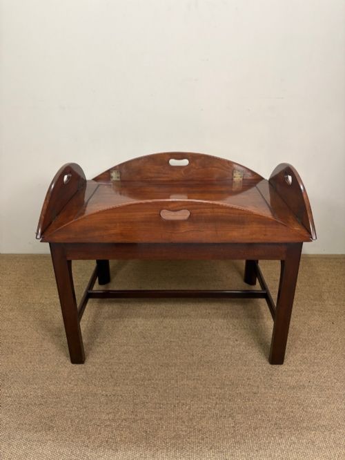 GEORGE III MAHOGANY BUTLERS TRAY - ADDITIONAL PHOTO 2