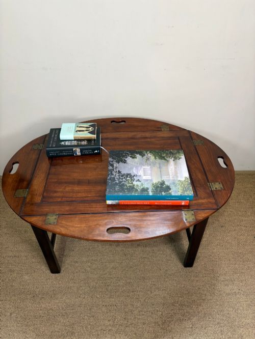 GEORGE III MAHOGANY BUTLERS TRAY - ADDITIONAL PHOTO 7